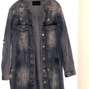 Super cute denim duster